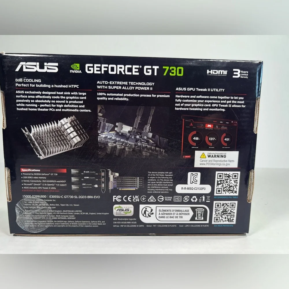 Asus GFORCE GT730 New